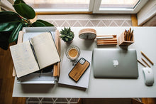 Įkelti vaizdą į galerijos rodinį, Medinis A4 Dokumentų Padėklas, A4 Popieriaus Padėklas, Minimalistinis - Rankų Darbo Biuro Organizatorius