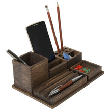 Įkelti vaizdą į galerijos rodinį, Pieštukinė - Medinė Pieštukinė Stalo Priedas (Galimas Graviravimas)