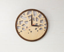 Įkelti vaizdą į galerijos rodinį, Laikrodis - Medinis Apvalus Laikrodis