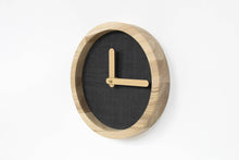 Įkelti vaizdą į galerijos rodinį, Laikrodis - Medinis Apvalus Laikrodis ( Pilka Medžiaga)