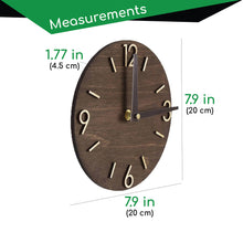Įkelti vaizdą į galerijos rodinį, Medinis Laikrodis, Unikalus Apvalus Medžio Laikrodis
