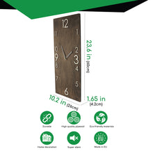 Įkelti vaizdą į galerijos rodinį, Sieninis Laikrodis, Didelis Medinis Sieninis Laikrodis