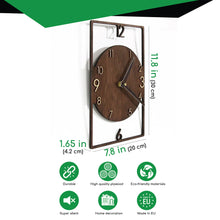 Įkelti vaizdą į galerijos rodinį, Sieninis Laikrodis, Unikalus Medinis Sieninis Laikrodis
