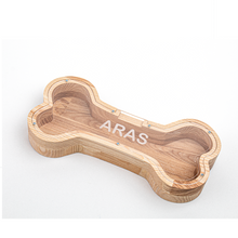 Įkelti vaizdą į galerijos rodinį, Medinė taupyklė kaulas (graviravimas)