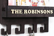 Įkelti vaizdą į galerijos rodinį, Raktų Kabykla - Pašto Organaizeris (Tamsi, Galimas Graviravimas)