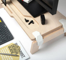 Įkelti vaizdą į galerijos rodinį, Monitoriaus Stovas- Medinis Monitoriaus Stovas