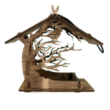 Įkelti vaizdą į galerijos rodinį, Medinė lesyklėlė "Paukštis"