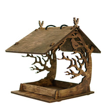 Įkelti vaizdą į galerijos rodinį, Medinė Lesyklėlė "Paukštis", Rankų Darbo Sodo Paukščių Namelis