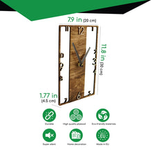 Įkelti vaizdą į galerijos rodinį, Sieninis Laikrodis, Unikalus Medinis Sieninis Laikrodis