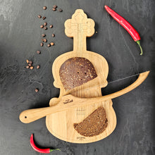 Įkelti vaizdą į galerijos rodinį, Rankų Darbo Duonos Peilis su Dantyta Geležte, Praktiška Dovana Kasdieniam Naudojimui
