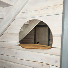 Įkelti vaizdą į galerijos rodinį, Apvalus Veidrodis su Lentyna, Stilinga Namų Dekoracija ir Puiki Dovana
