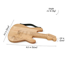 Įkelti vaizdą į galerijos rodinį, Pjaustymo Lenta - Medinė Pjaustymo Lenta &quot; Gitara &quot;(Galimas Graviravimas)
