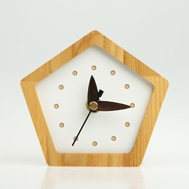 Mažas medinis stalo laikrodis (graviravimas)
