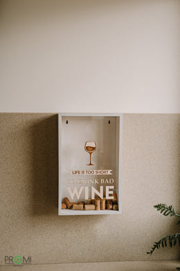 Dėžutė Vyno Kamščiams - Vyno Kamščių Dėžė