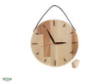 Įkelti vaizdą į galerijos rodinį, Laikrodis - Medinis Apvalus Laikrodis
