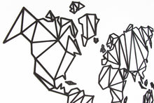 Įkelti vaizdą į galerijos rodinį, Medinis sieninis pasaulio žemėlapis Origami ( DISP012F )
